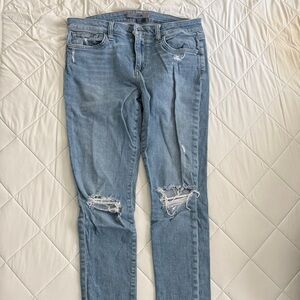 Joe's Jeans Light Blue Ripped Skinny Jeans